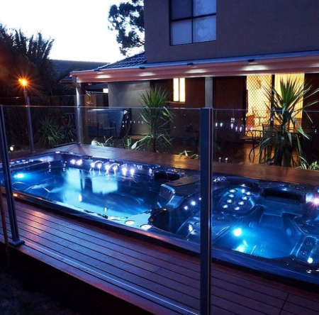 Плавательный спа бассейн Vortex Spas Hydrozone Exterme Плавательный спа бассейн Vortex Spas Hydrozone Exterme